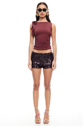 LIONESS Rendezvous Top Burgundy