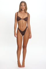LIONESS Lila Top Chocolate
