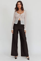 Nights Dream Wide Leg Pants Black