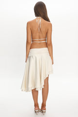 LIONESS Legacy Midi Skirt Ivory