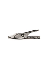THERAPY Lavin Flat Point Black White Snake